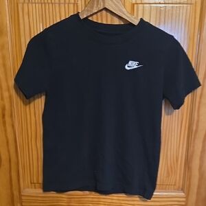 Nike Black Tee with White Logo